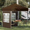 Tenda per feste a pop-up 195 x 195 x 245 cm Tortora