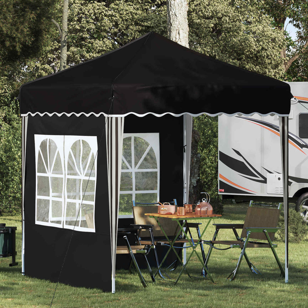 Tenda per feste a pop-up 195 x 195 x 245 cm Nero Tessuto Oxford