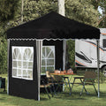 Tenda per feste a pop-up 195 x 195 x 245 cm Nero Tessuto Oxford