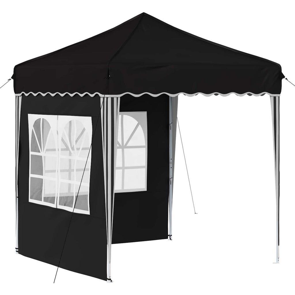Tenda per feste a pop-up 195 x 195 x 245 cm Nero Tessuto Oxford