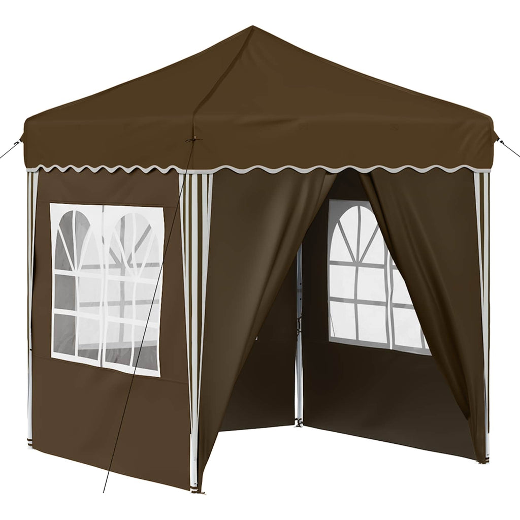 Tenda per feste a pop-up 195 x 195 x 245 cm Tortora