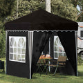 Tenda per feste a pop-up 195 x 195 x 245 cm Nero Tessuto Oxford