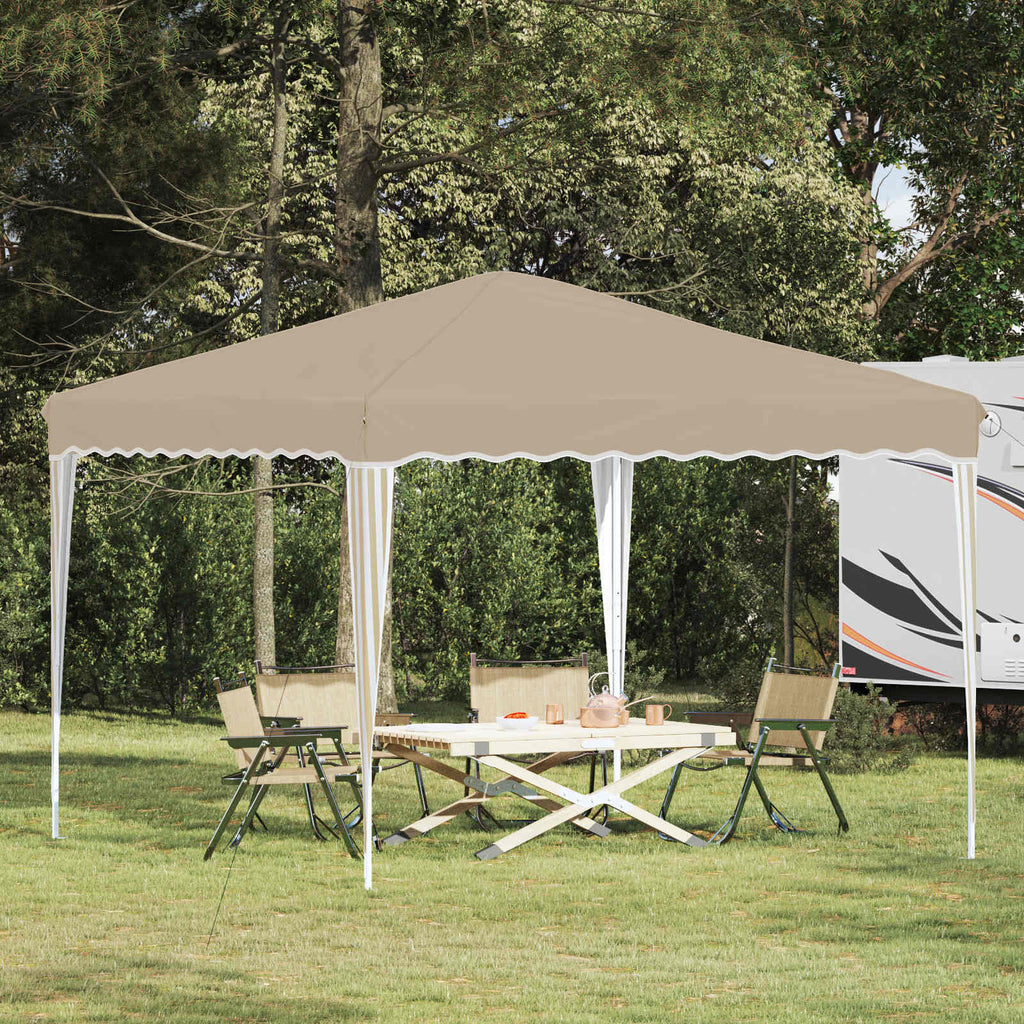 Tenda per feste a pop-up 288 x 288 x 245 cm Crema