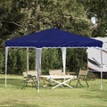 Tenda per feste a pop-up 288 x 288 x 245 cm Blu Tessuto Oxford