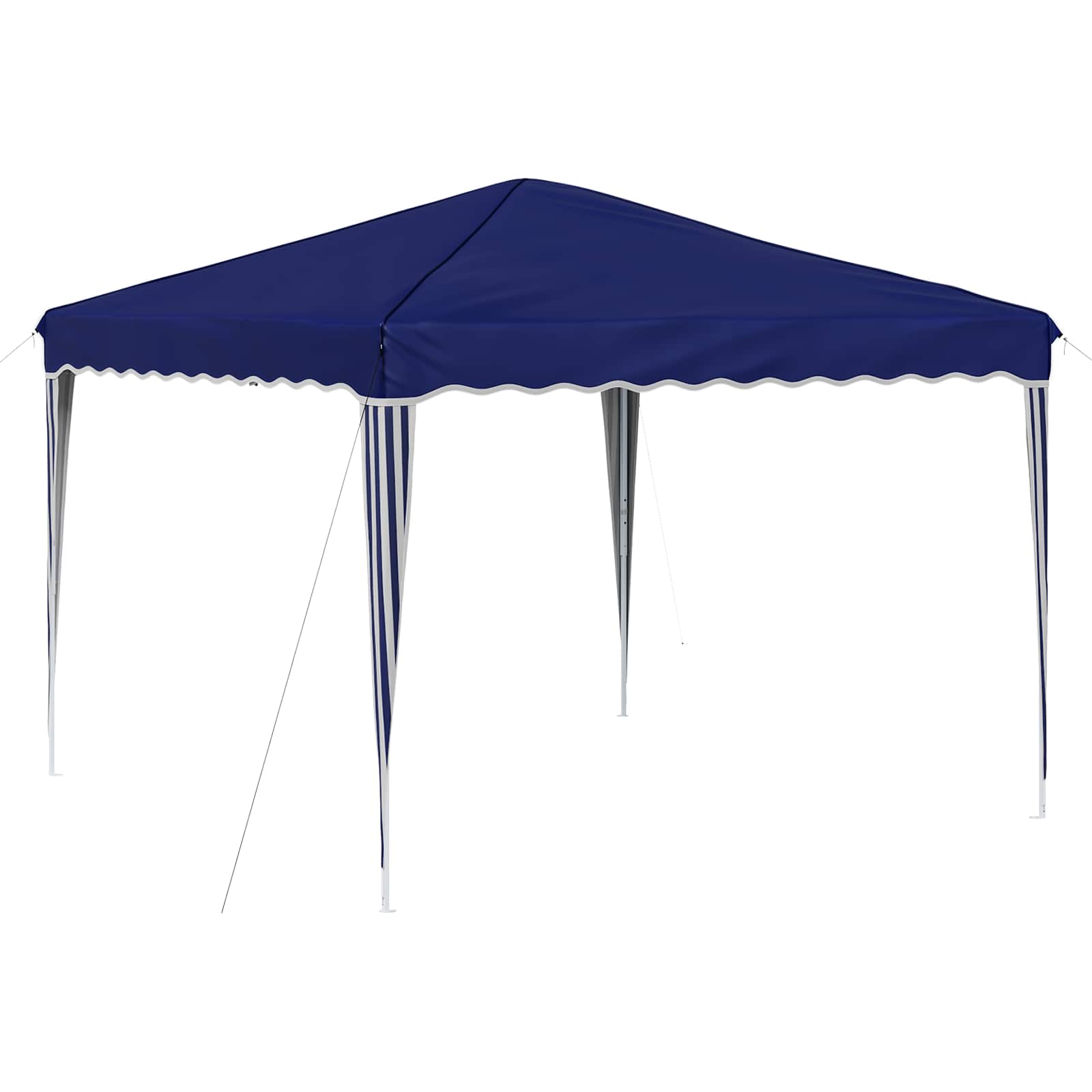 Tenda per feste a pop-up 288 x 288 x 245 cm Blu Tessuto Oxford