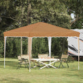 Tenda per feste a pop-up 288 x 288 x 245 cm Beige
