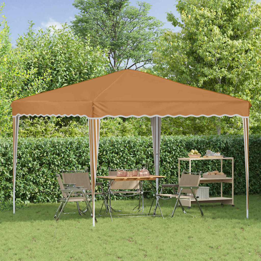 Tenda per feste a pop-up 288 x 288 x 245 cm Beige