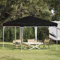 Tenda per feste a pop-up 288 x 288 x 245 cm Nero Tessuto Oxford