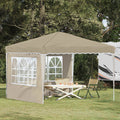 Tenda per feste a pop-up 288 x 288 x 245 cm Crema
