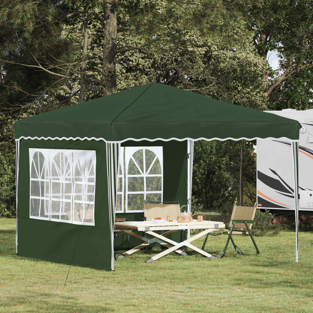 Tenda per feste a pop-up 288 x 288 x 245 cm Verde