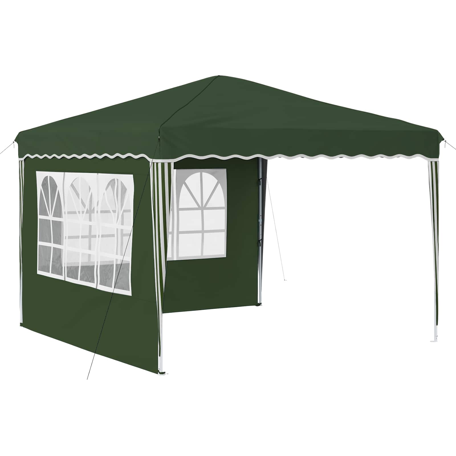 Tenda per feste a pop-up 288 x 288 x 245 cm Verde