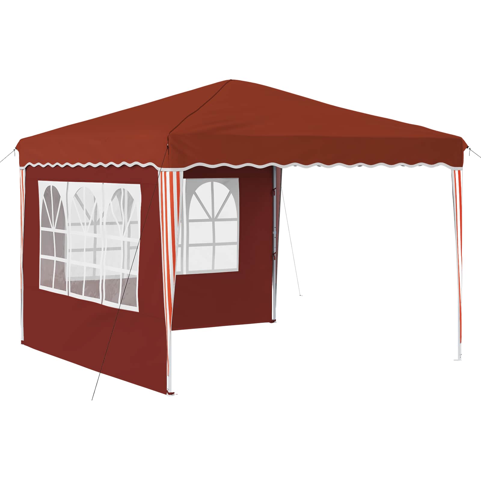 Tenda per feste a pop-up 288 x 288 x 245 cm Terracotta