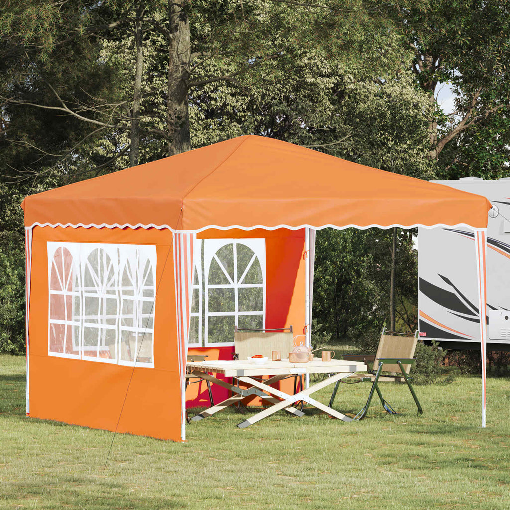 Tenda per feste a pop-up 288 x 288 x 245 cm Arancione