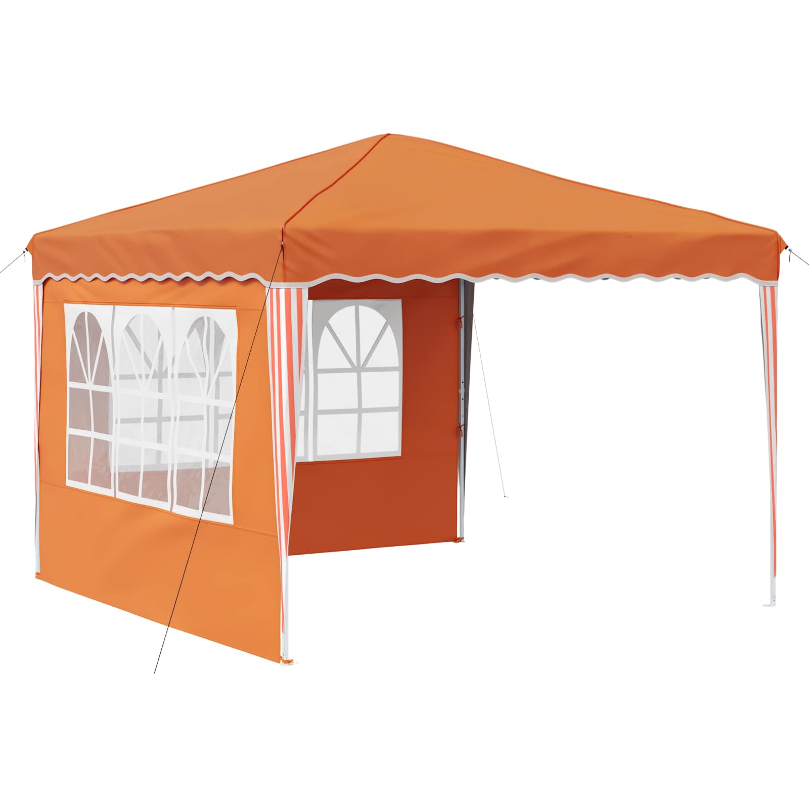 Tenda per feste a pop-up 288 x 288 x 245 cm Arancione