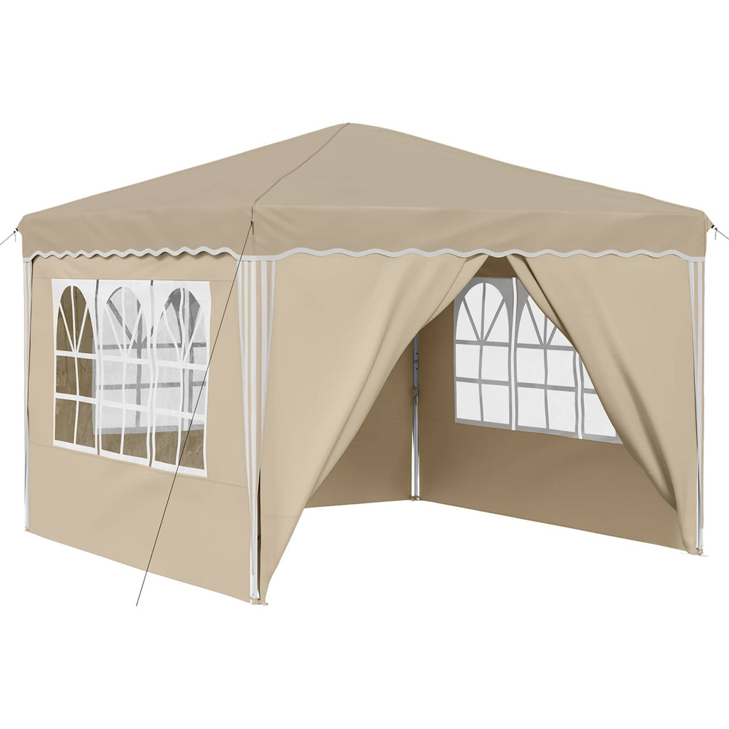 Tenda per feste a pop-up 288 x 288 x 245 cm Crema