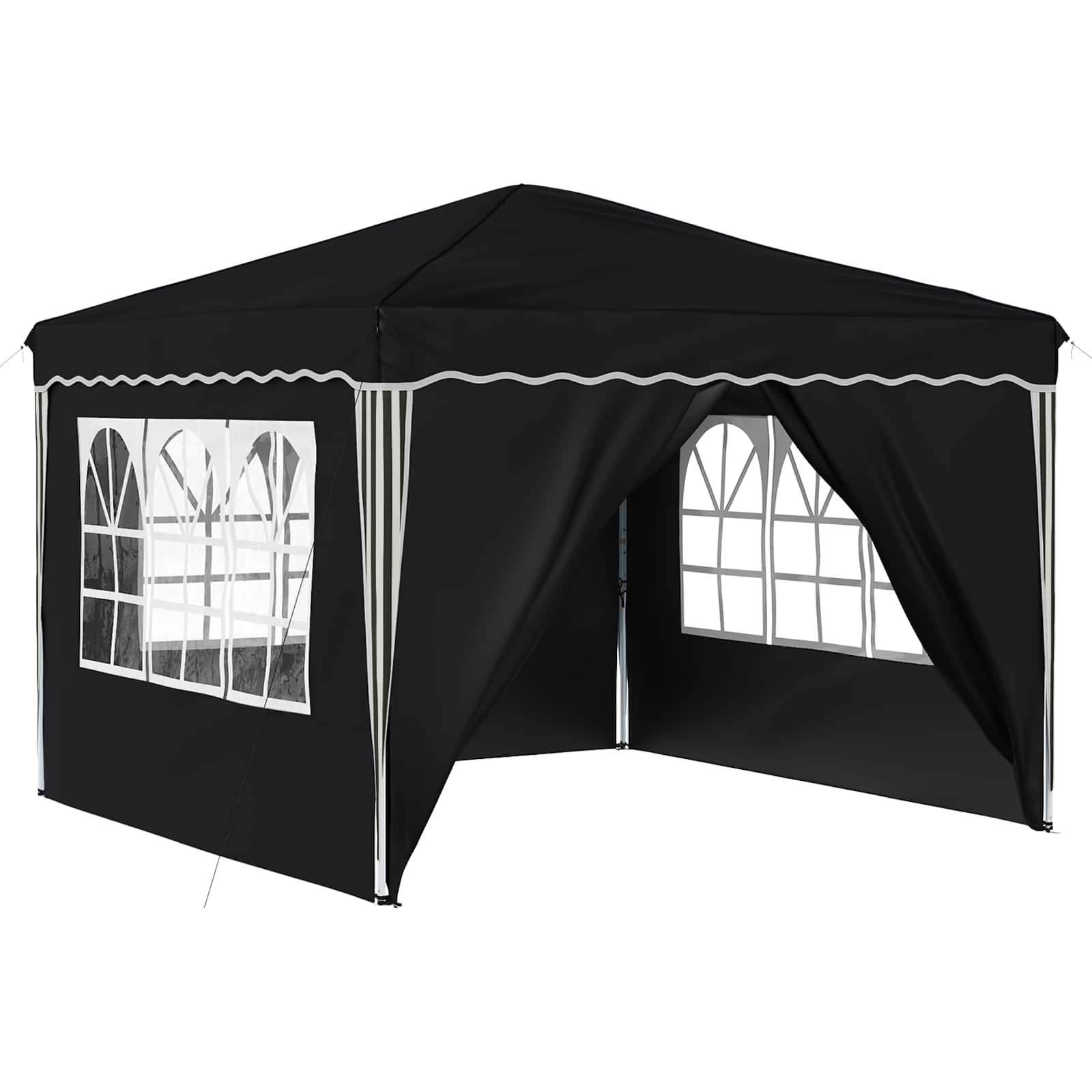 Tenda per feste a pop-up 288 x 288 x 245 cm Antracite