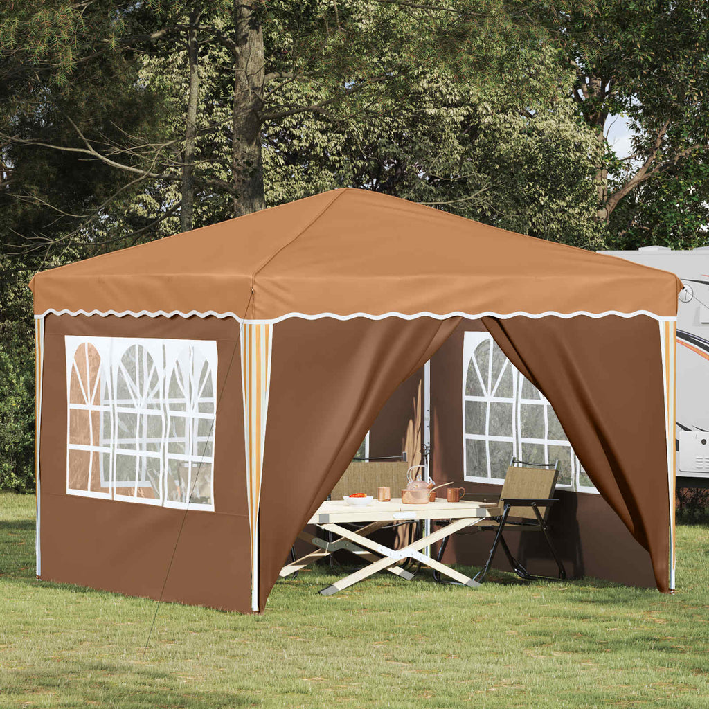 Tenda per feste a pop-up 288 x 288 x 245 cm Beige