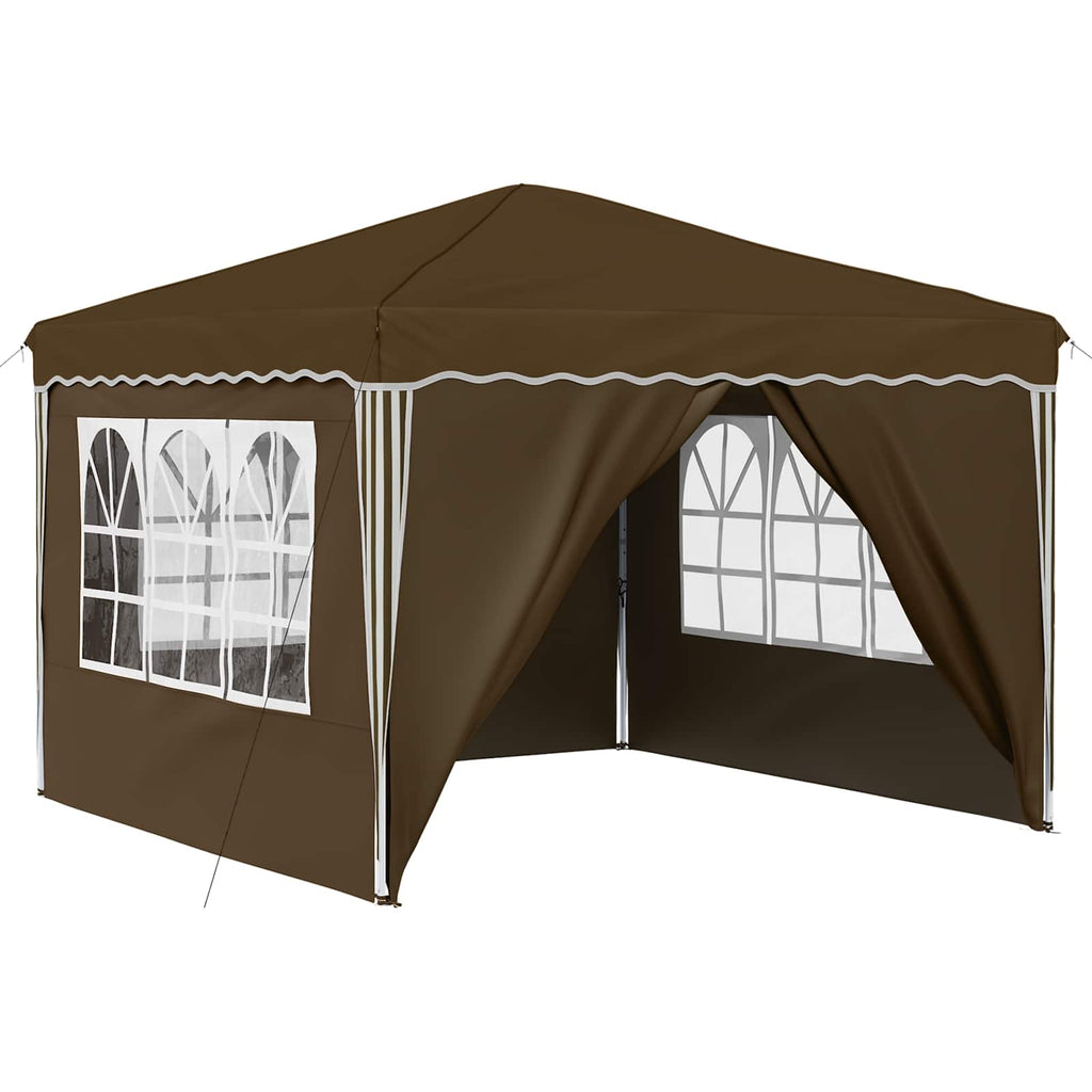 Tenda per feste a pop-up 288 x 288 x 245 cm Tortora