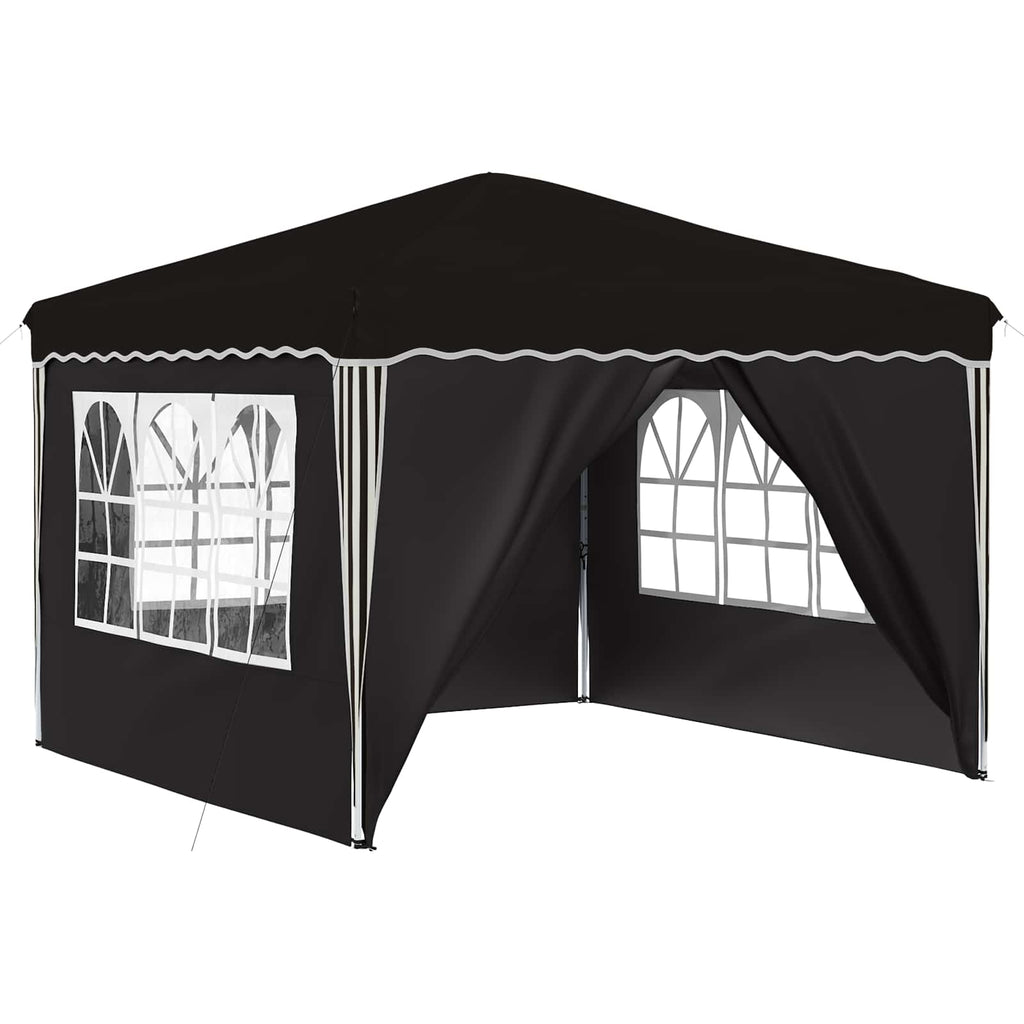 Tenda per feste a pop-up 288 x 288 x 245 cm Nero Tessuto Oxford