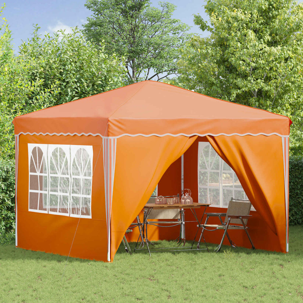 Tenda per feste a pop-up 288 x 288 x 245 cm Arancione