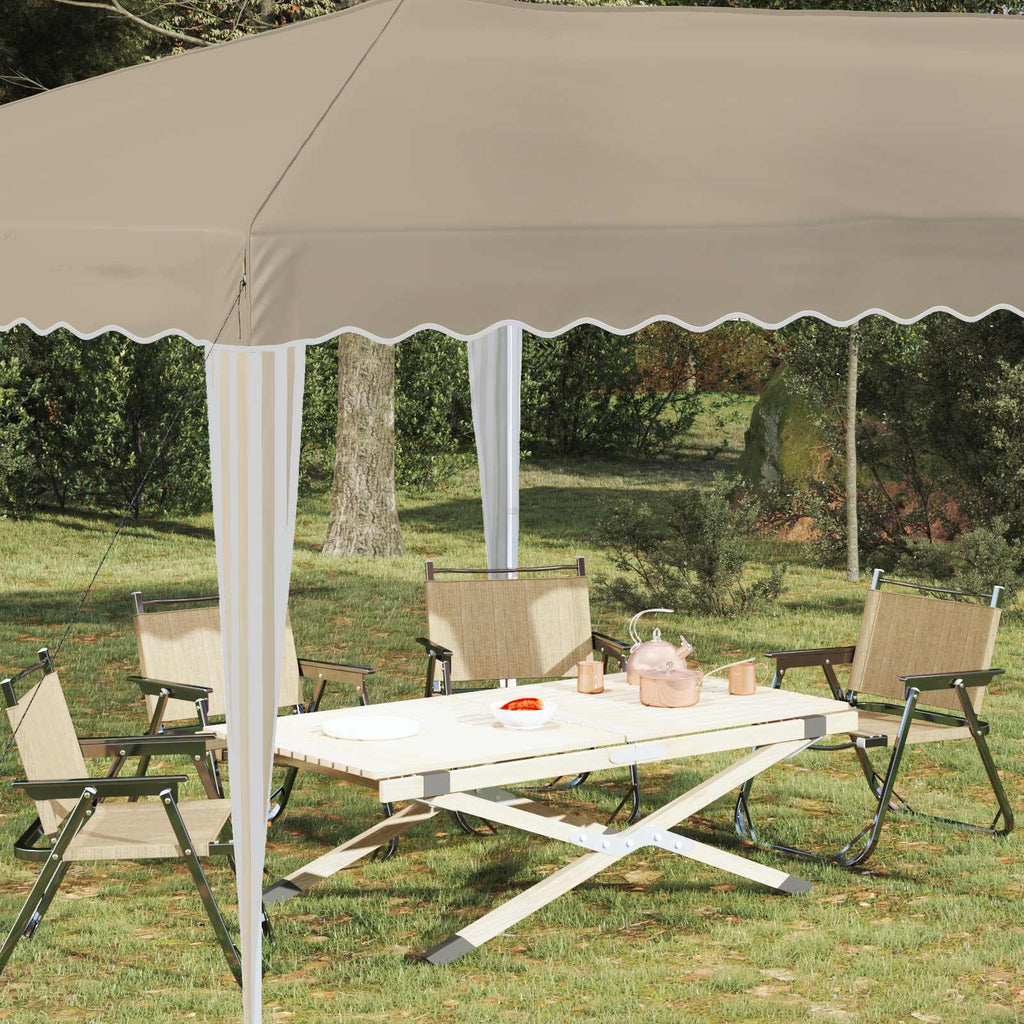 Tenda per feste a pop-up 575 x 290 x 245 cm Crema