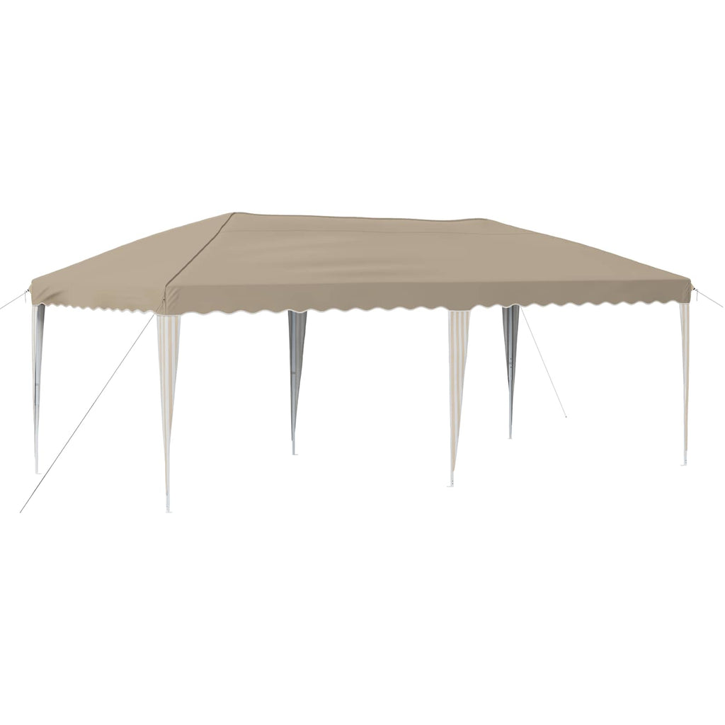 Tenda per feste a pop-up 575 x 290 x 245 cm Crema
