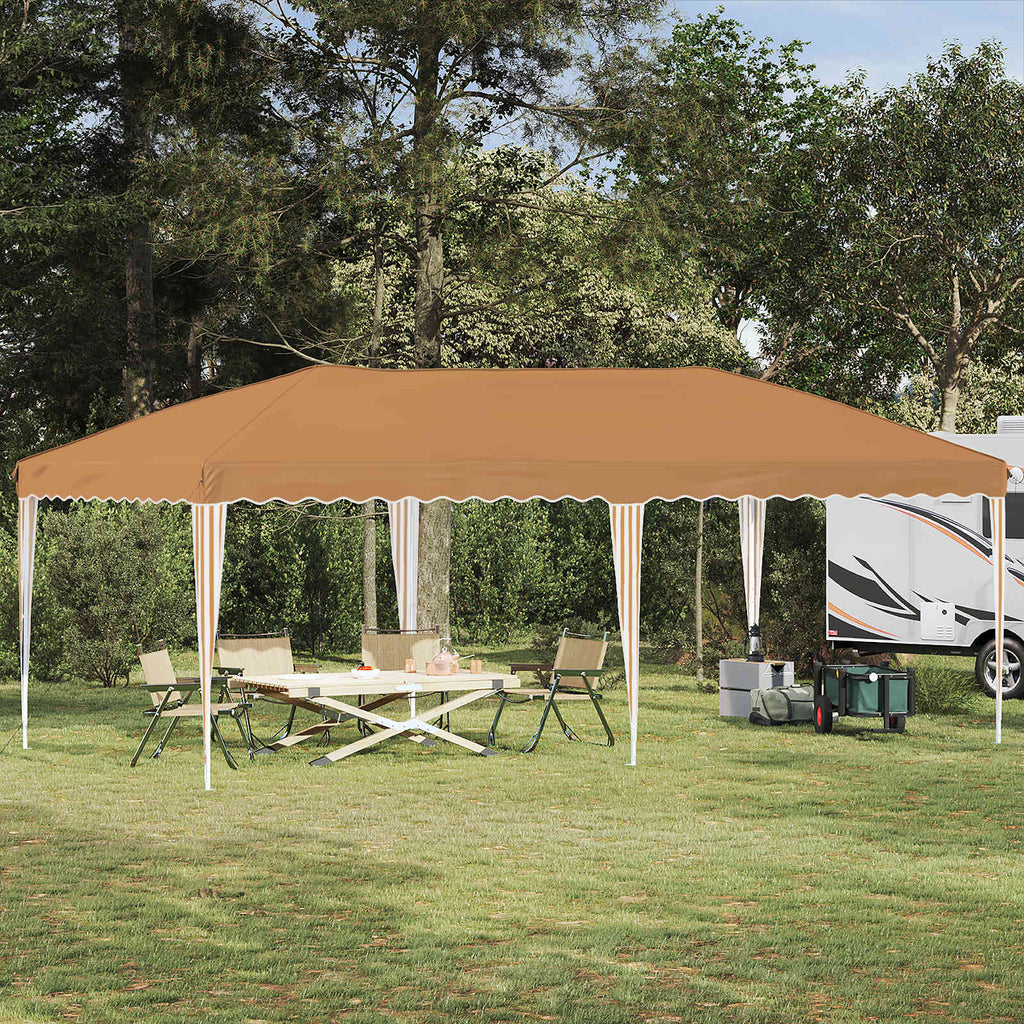 Tenda per feste a pop-up 575 x 290 x 245 cm Beige