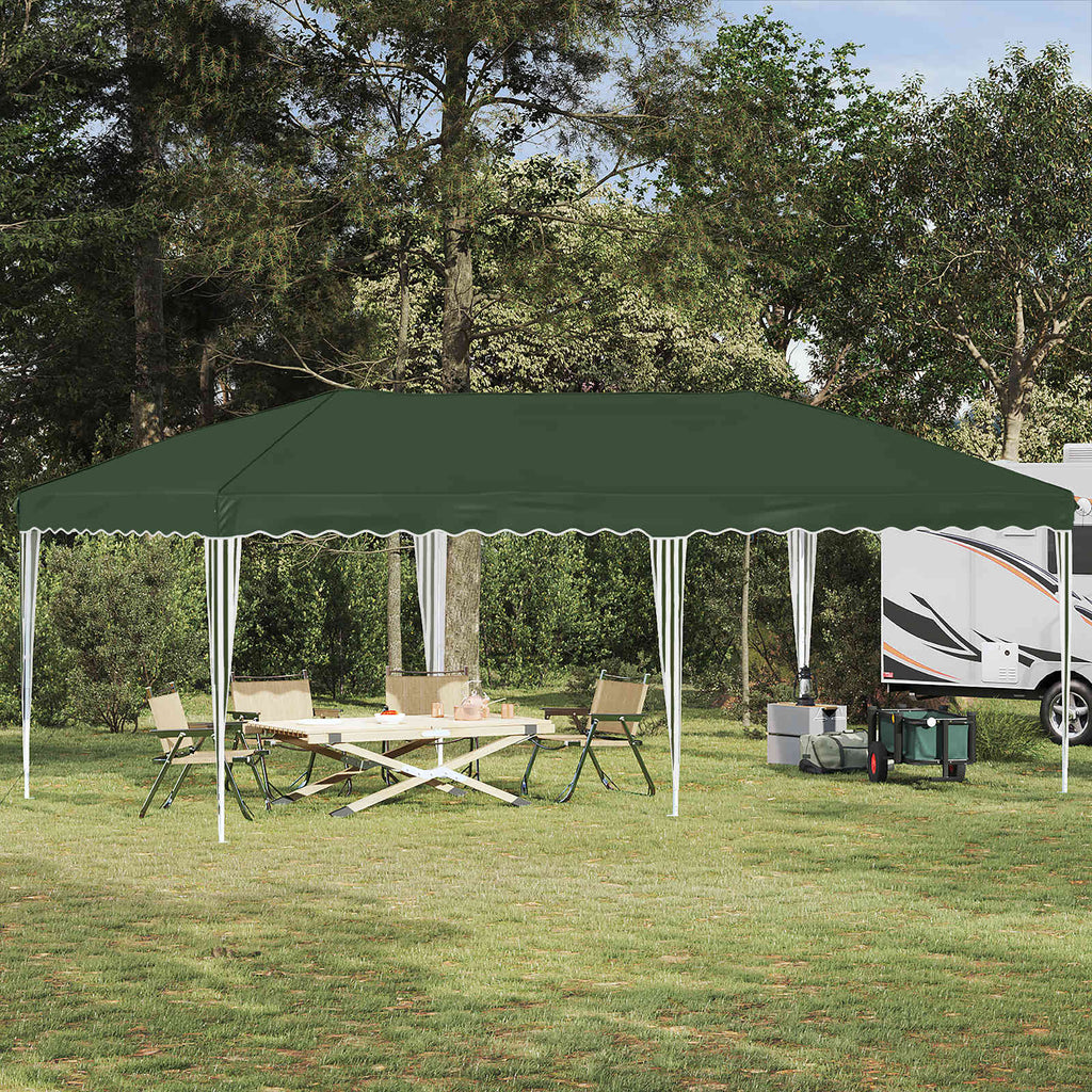 Tenda per feste a pop-up 575 x 290 x 245 cm Verde