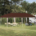 Tenda per feste a pop-up 575 x 290 x 245 cm Marrone