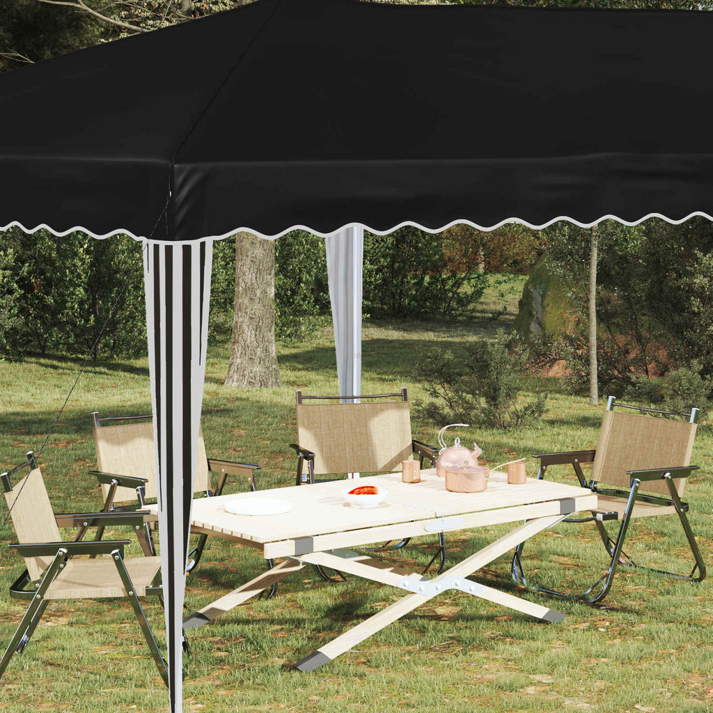 Tenda per feste a pop-up 575 x 290 x 245 cm Nero