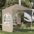 Tenda per feste a pop-up 192 x 192 x 245 cm Crema