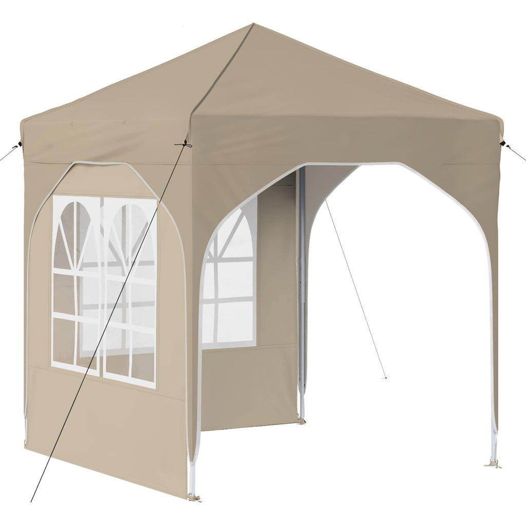 Tenda per feste a pop-up 192 x 192 x 245 cm Crema
