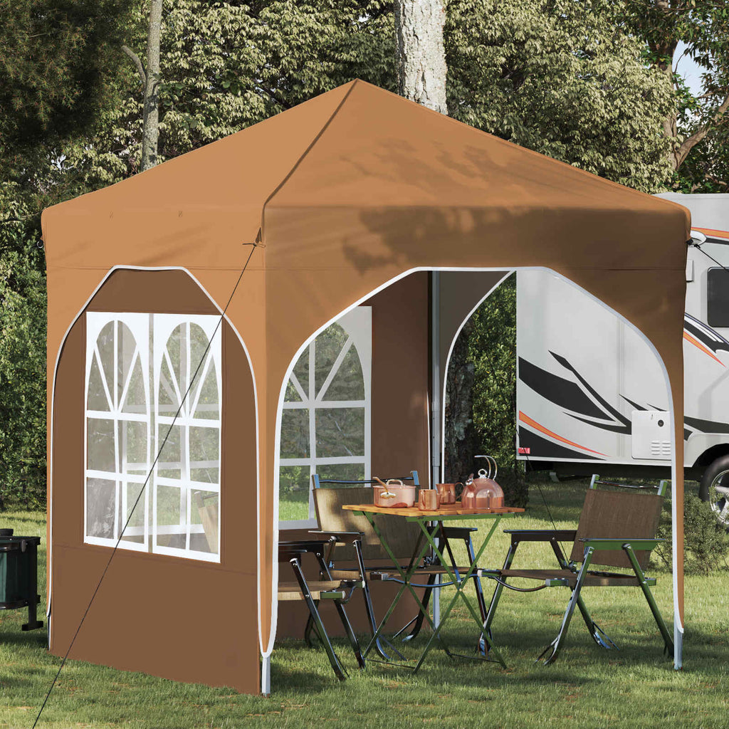 Tenda per feste a pop-up 192 x 192 x 245 cm Beige
