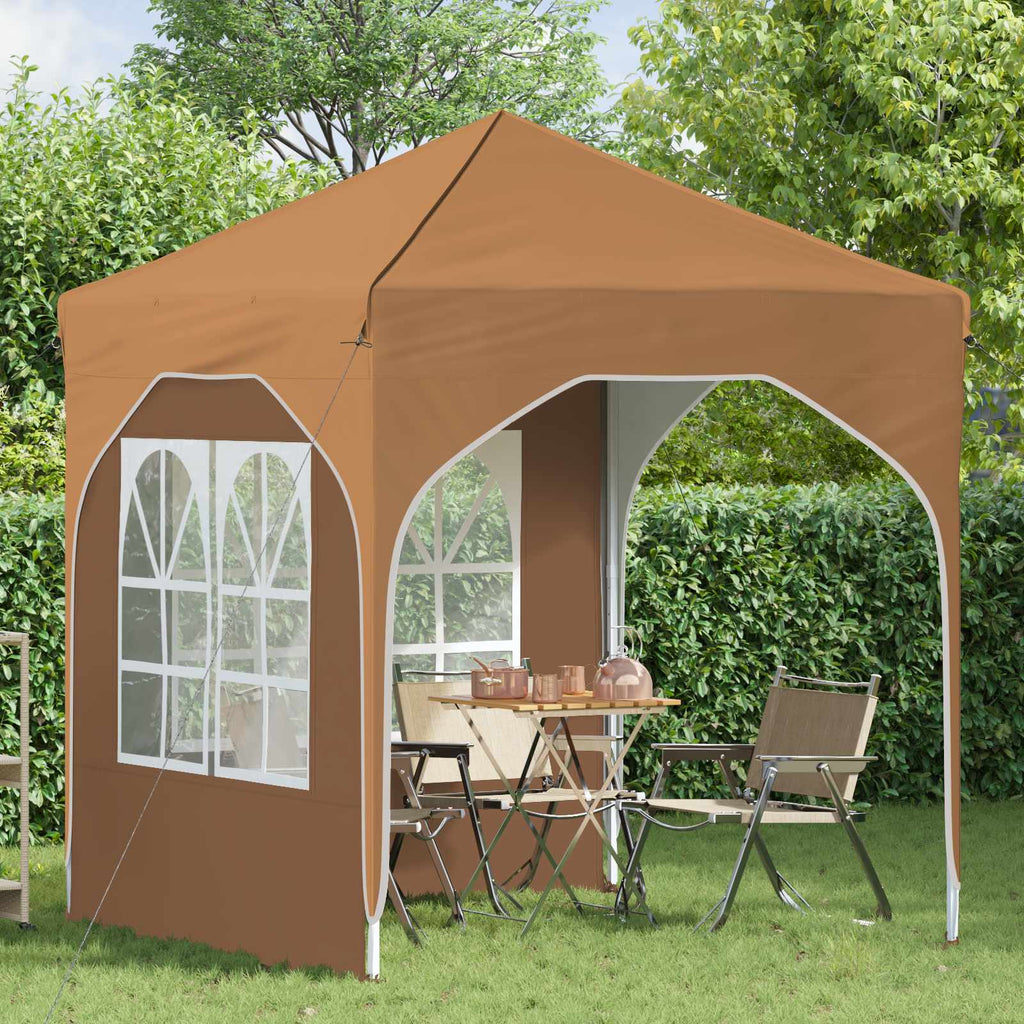 Tenda per feste a pop-up 192 x 192 x 245 cm Beige