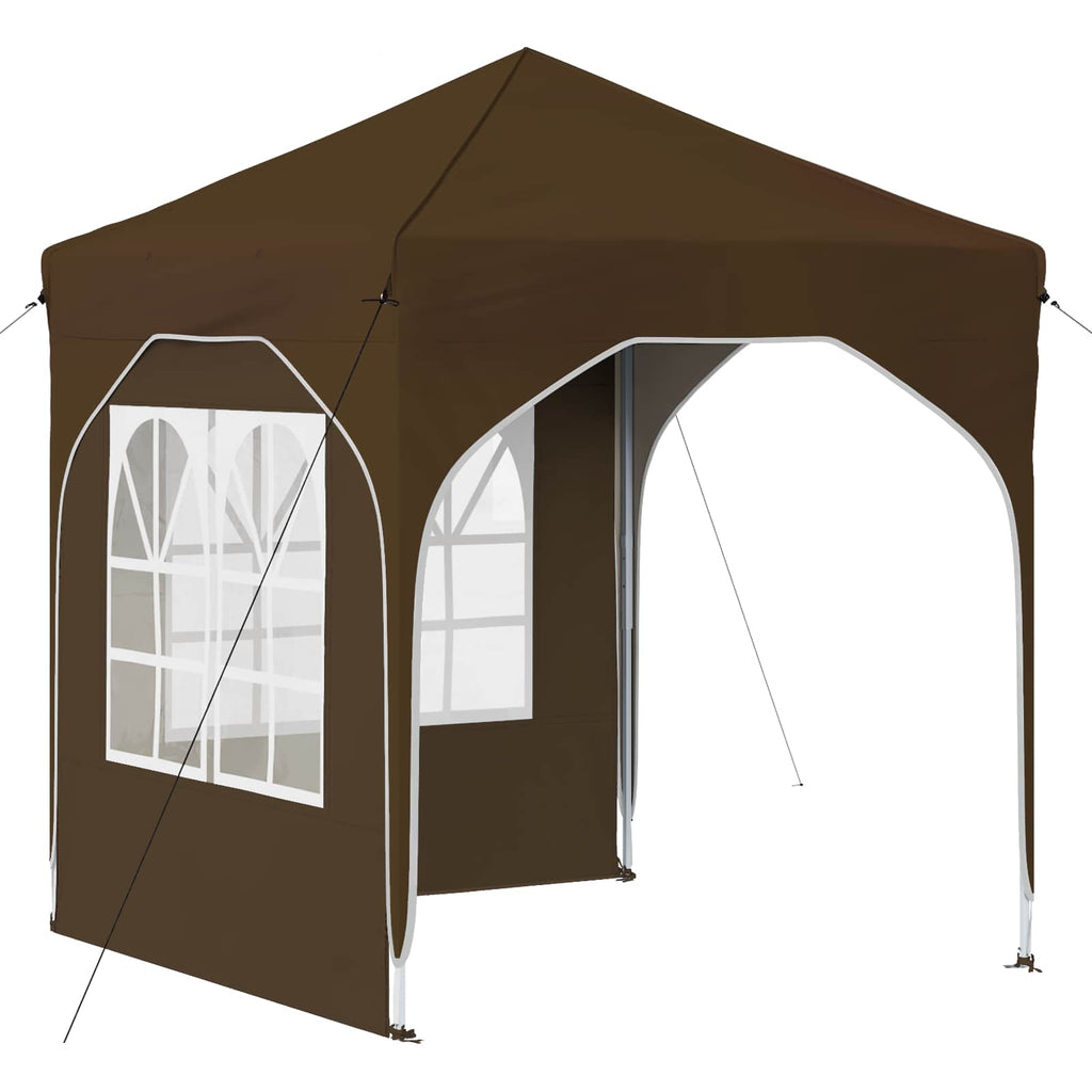 Tenda per feste a pop-up 192 x 192 x 245 cm Tortora