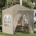 Tenda per feste a pop-up 192 x 192 x 245 cm Crema