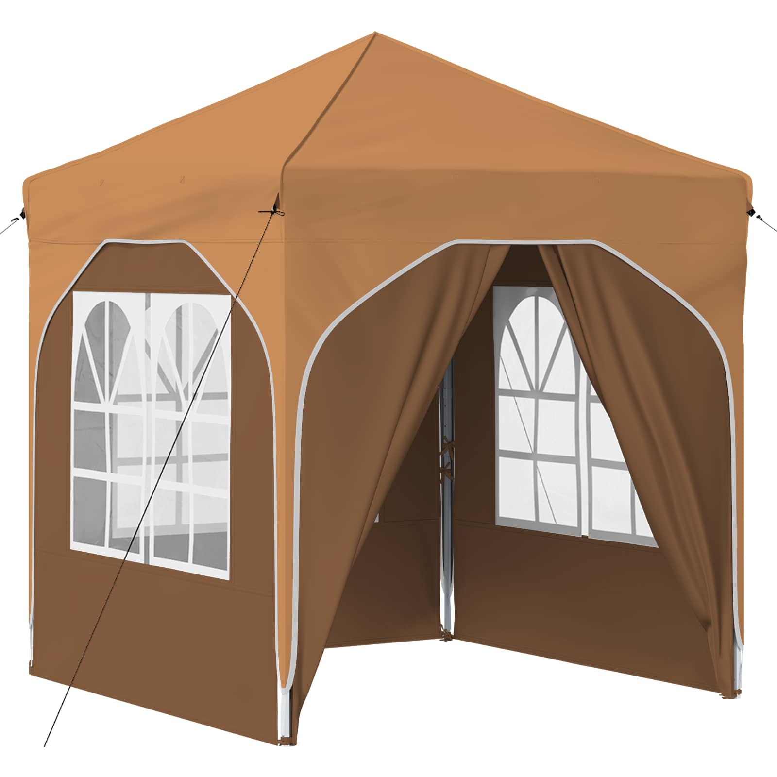 Tenda per feste a pop-up 192 x 192 x 245 cm Beige