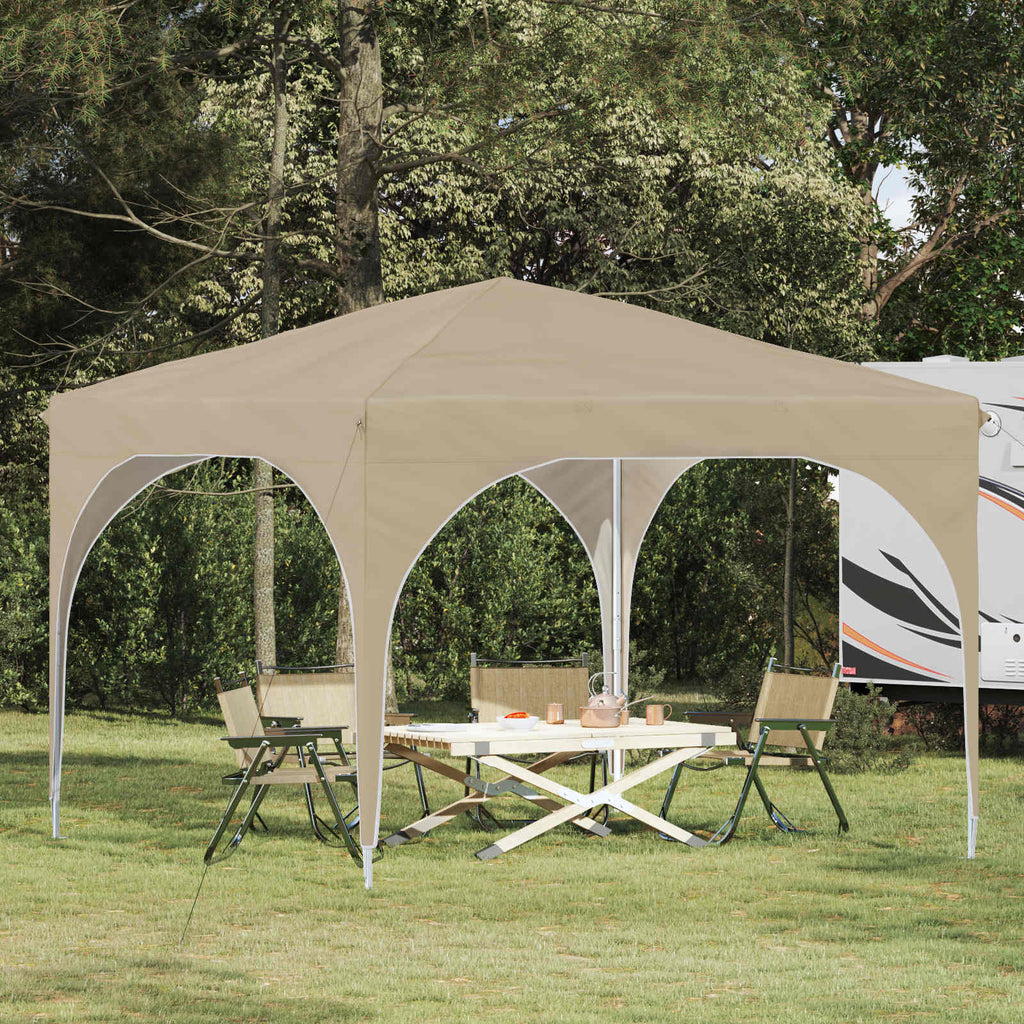 Tenda per feste a pop-up 290 x 290 x 245 cm Crema