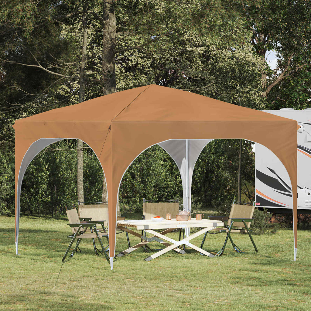Tenda per feste a pop-up 290 x 290 x 245 cm Beige