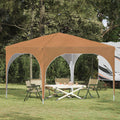 Tenda per feste a pop-up 290 x 290 x 245 cm Beige
