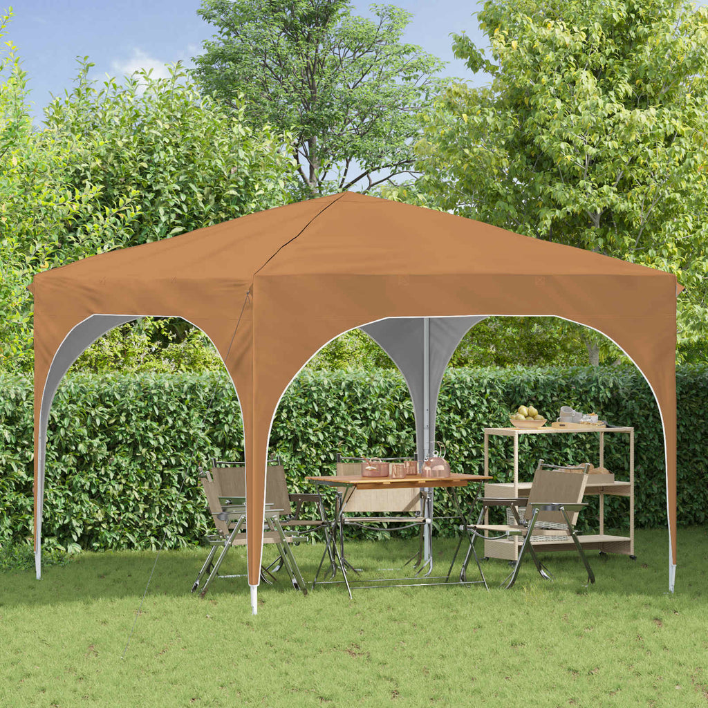 Tenda per feste a pop-up 290 x 290 x 245 cm Beige