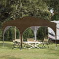 Tenda per feste a pop-up 290 x 290 x 245 cm Tortora