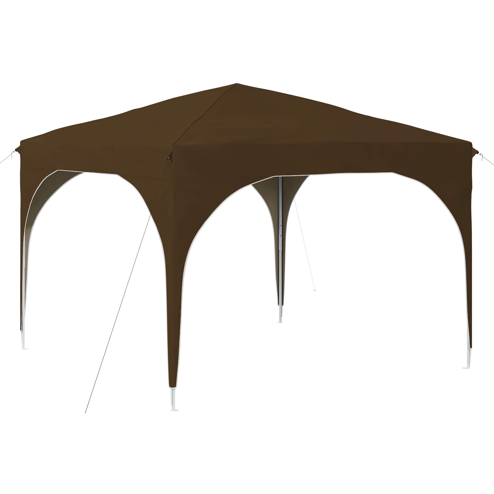 Tenda per feste a pop-up 290 x 290 x 245 cm Tortora