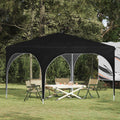 Tenda per feste a pop-up 290 x 290 x 245 cm Nero