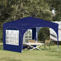 Tenda per feste a pop-up 290 x 290 x 245 cm Blu