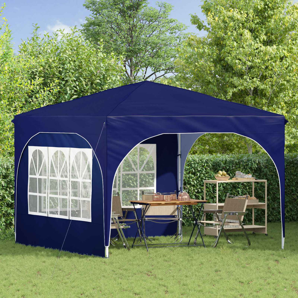 Tenda per feste a pop-up 290 x 290 x 245 cm Blu