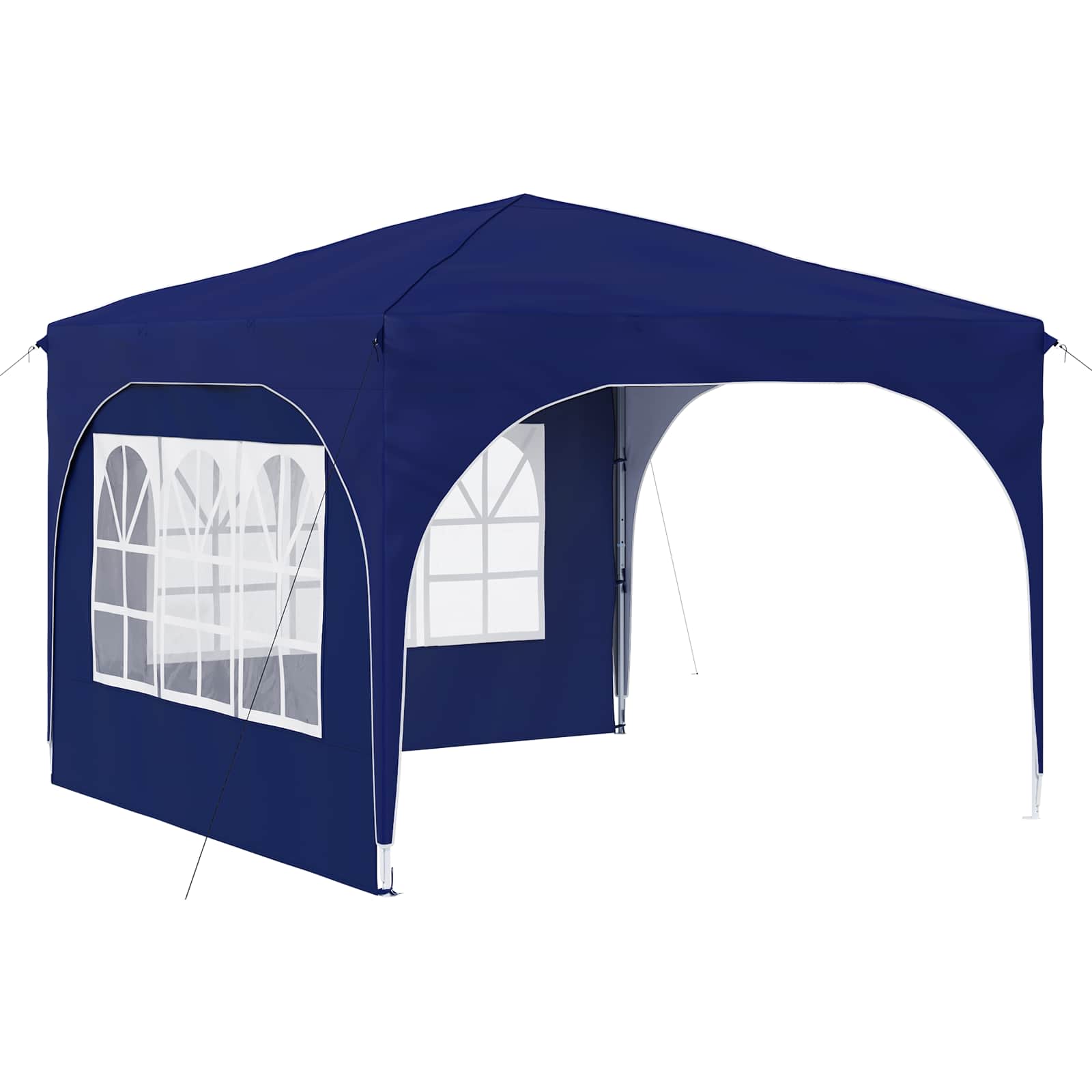 Tenda per feste a pop-up 290 x 290 x 245 cm Blu