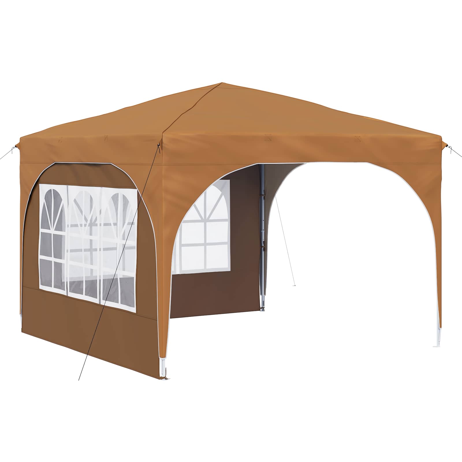 Tenda per feste a pop-up 290 x 290 x 245 cm Beige