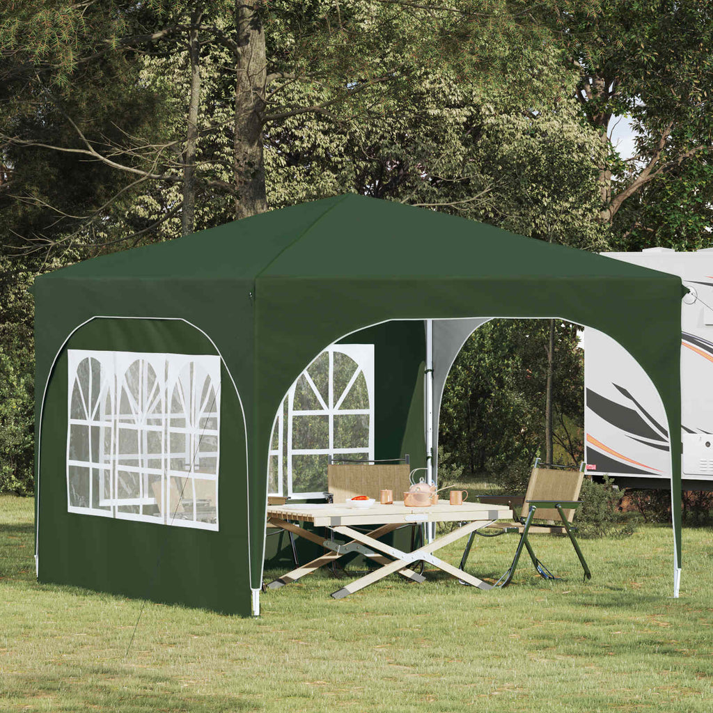 Tenda per feste a pop-up 290 x 290 x 245 cm Verde