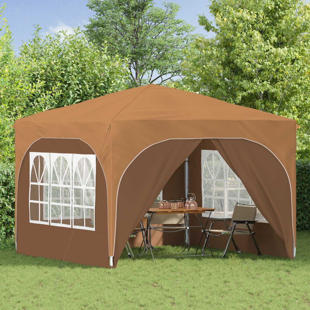 Tenda per feste a pop-up 290 x 290 x 245 cm Beige